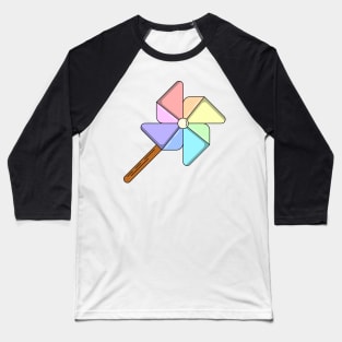 cute colorful pinwheel Baseball T-Shirt